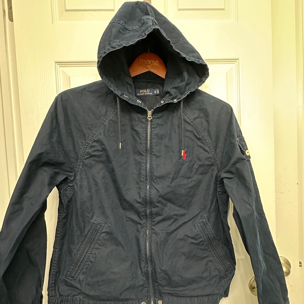 Polo Ralph Lauren Women’s Navy Blue Coat – Size M - Picture 6 of 8